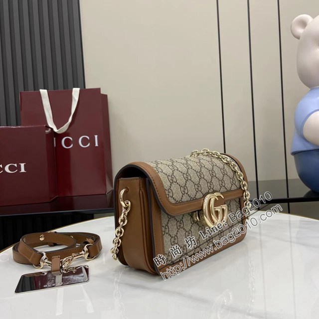Gucci專櫃古馳最新款2025春夏Go系列鏈條肩背包 jh2981型號：826761